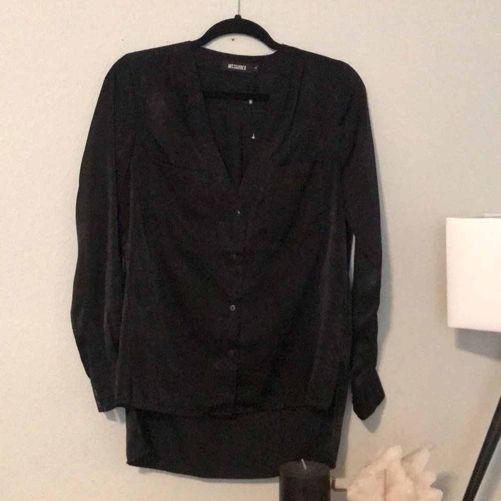 MISSGUIDED Silky Blouse